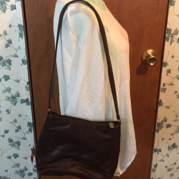 Dockers Handbags - Dockers Brown Genuine Leather Shoulder Bag
